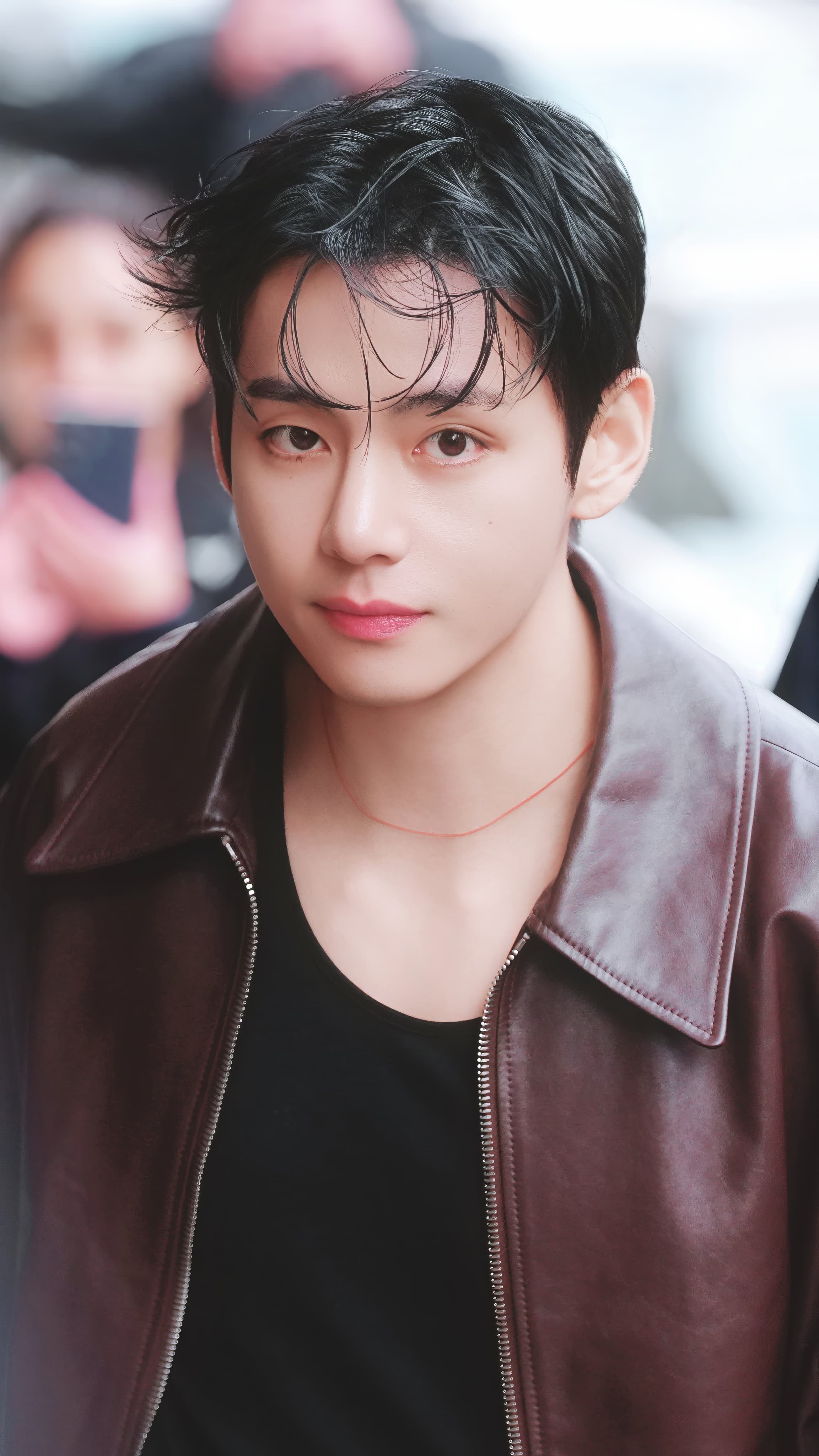 V at the Celine SS26 fashion show in Paris 071025